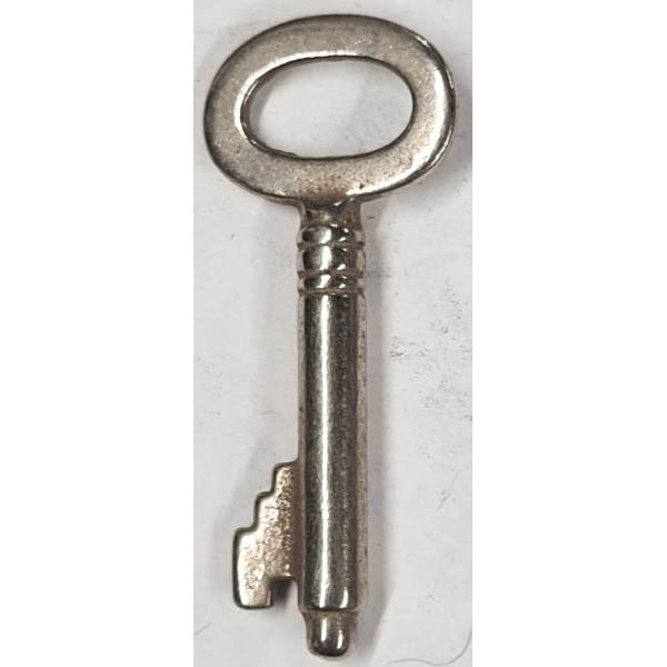 Schlüssel antike alte Form, aus Eisen vernickelt mit gegossene Schließung, nur noch 2 Stück verfügbar