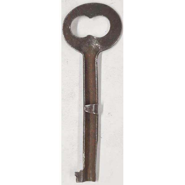 Original alter Schlüssel aus Blech gefertigt, für spezielles Schloss, sehr selten, Eisen gerostet, nur noch 1 x verfügbar Bild 2