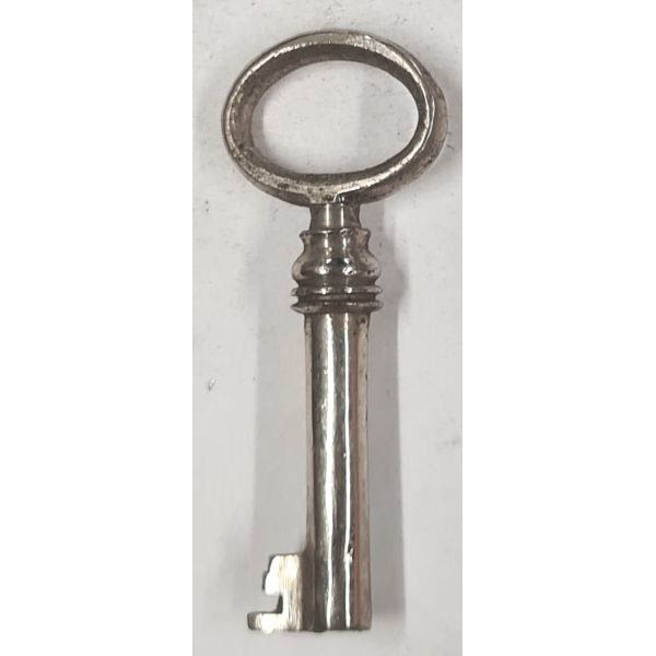 Schlüssel antike alte Form, in Eisen blank mit Bart 4 für Zuhaltungen, nur noch 1 x verfügbar