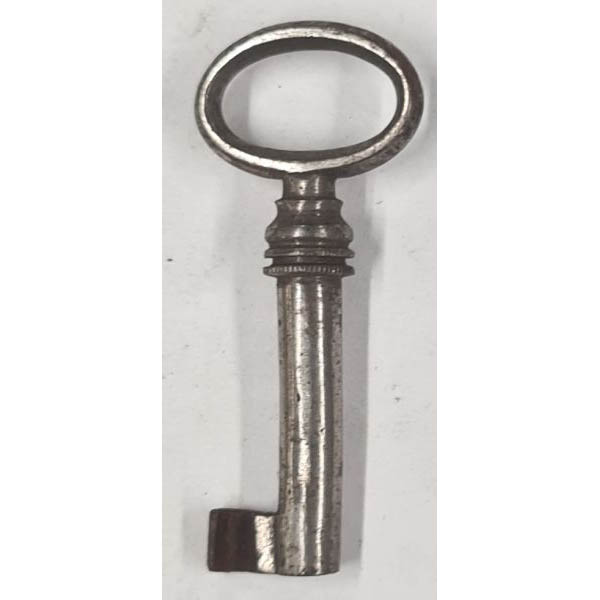 Schlüssel antike alte Form, in Eisen blank mit Nutenbart B, nur noch 2 Stück verfügbar