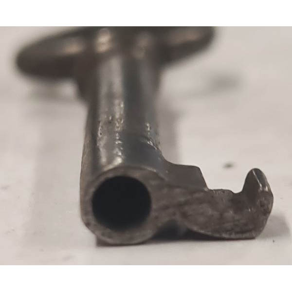 Schlüssel antike alte Form, in Eisen blank mit Nutenbart D, nur noch 2 Stück verfügbar Bild 2