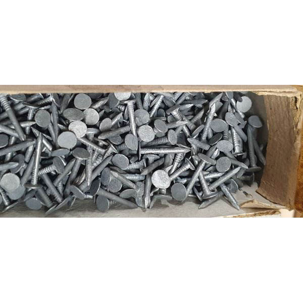 Breitkopfstifte, Eisen feuerverzinkt, Eisennagel, 2,0mm Durchmesser, 1 Kg, Einzelpackung, nur 1 x verfügbar