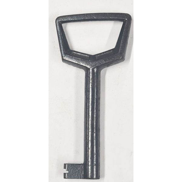 Schlüssel alte Form aus Eisen blank mit Bohrung, nur noch 1 Stück verfügbar