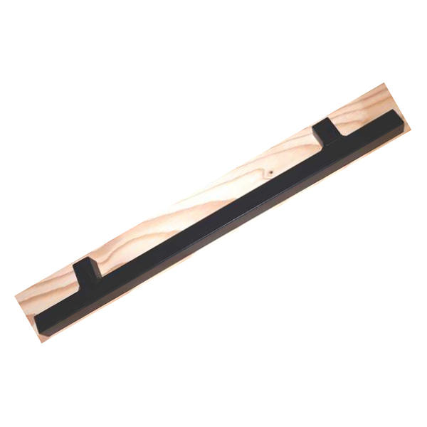 Griff Eisen schwarz lackiert, aus 14mm Vierkantstahl gefertigt, mit Innengewinde zum Durchschrauben. Lichter Abstand: 14mm Bild 2