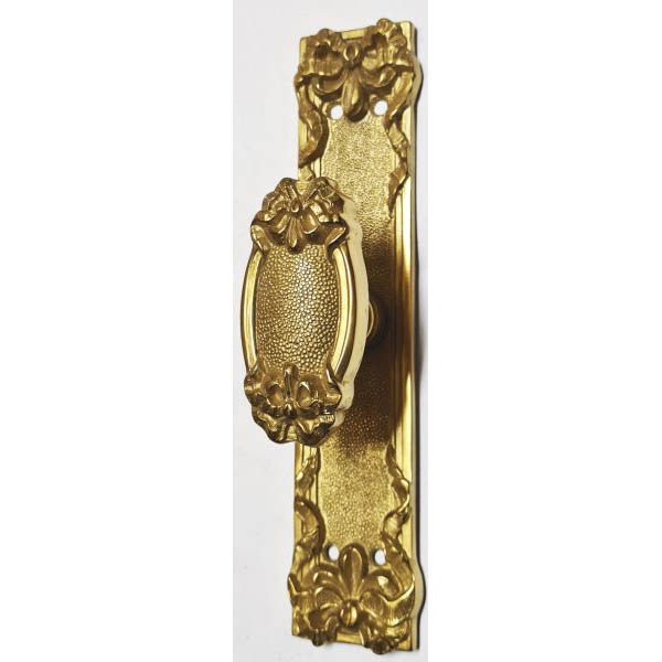 Fenstergriff top Qualität, Messing poliert. Mit 7mm Vierkantloch, Einzelstück, nur 1 x verfügbar