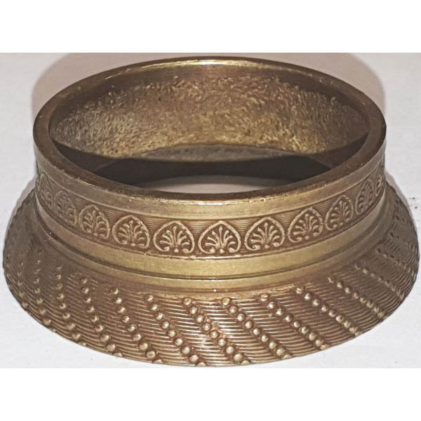 Kapitell alt, Messing gegossen und schön patiniert, 54x20mm, Einzelstück, nur noch 1 Stück verfügbar, Restposten