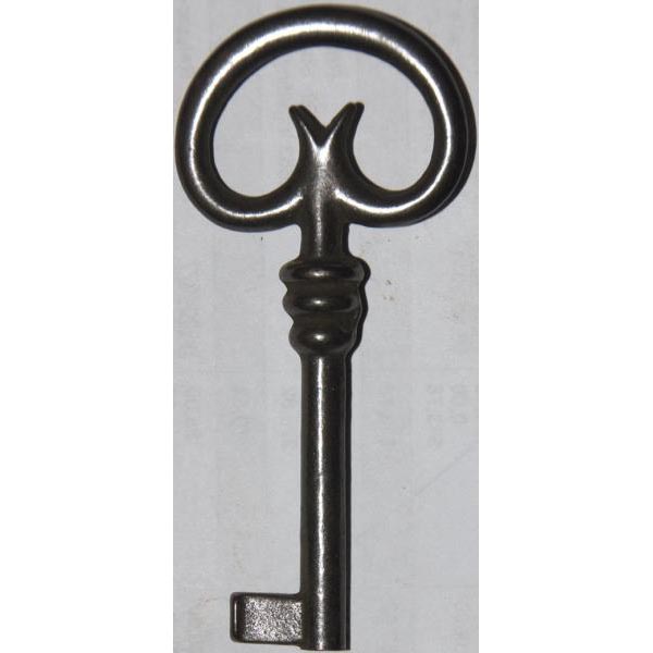 Schlüssel, Eisen blank, gegossener Eisenschlüssel
