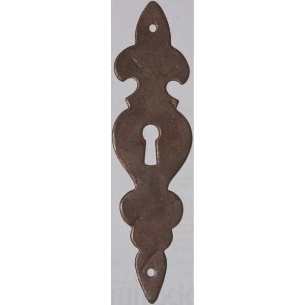 Schlüsselschild altes aus Eisen gerostet und gewachst. Aus Blech gestanzt und geprägt, Einzelstück, nur noch 1 x verfügbar