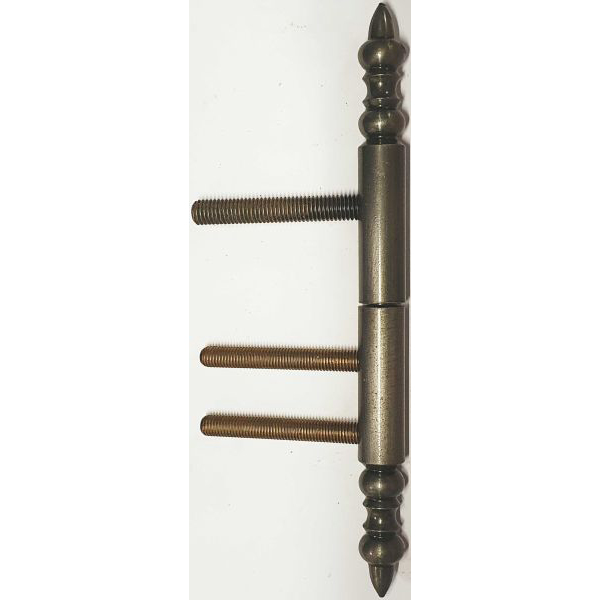 Einbohrband Eisen geglüht, 2-teilig, verstellbar, 14mm. Bolzenabstände: 23/47mm, 1 Stift 8mm, 2 Stifte 7mm