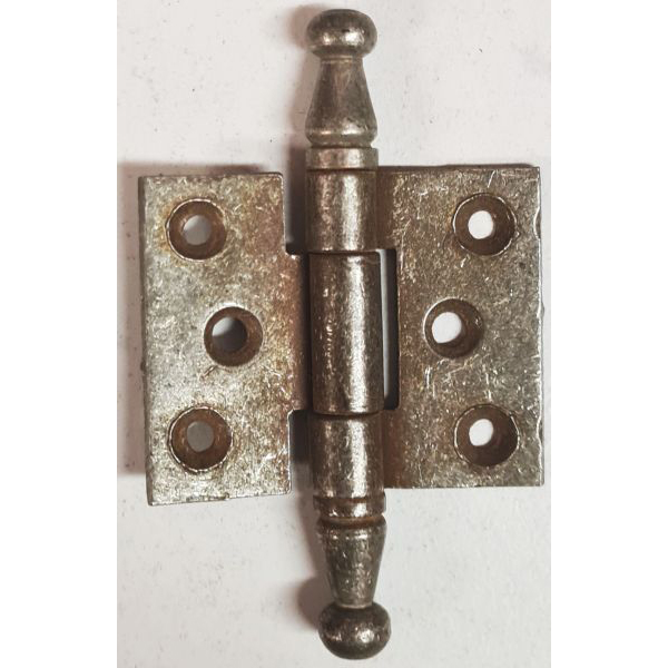 Möbelband rechts, Eisen altverzinnt, alt, Möbelscharnier gerade, antike Möbelbänder, nur 1 x verfügbar