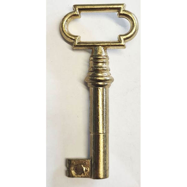 Schlüssel Messing hell, mit Eurobart, antik, nur 1 x verfügbar