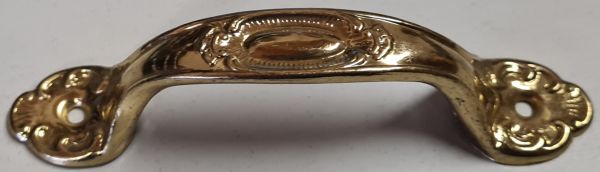 Griff feststehend, Messing poliert, nur 2 x verfügbar