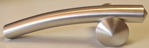 Edelstahl Türdrücker gebürstet matt, linkszeigend Einzelstück, kein Paar!, nur noch 1 Stück verfügbar