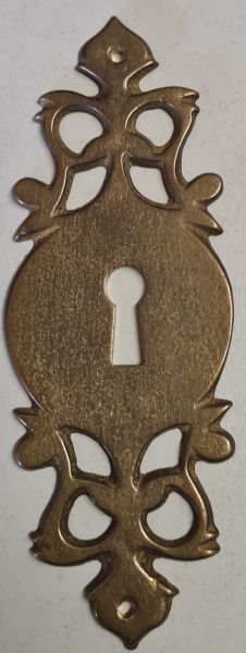Schlüsselschild, Messing patiniert. Aus Messing gegossen, Einzelstück, nur 1 x verfügbar