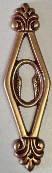 Griffbeschlag, Originalbeschlag, Messing gegossen und patiniert, nur noch 1 Stück verfügbar, Restposten
