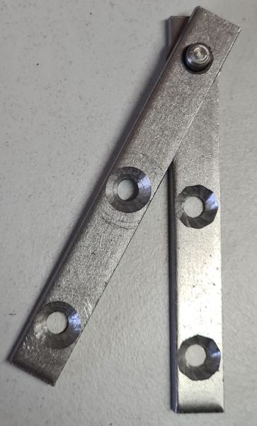 Zapfenband, Eisen blank, einzelnes Band, Restposten, nur einmal verfügbar.