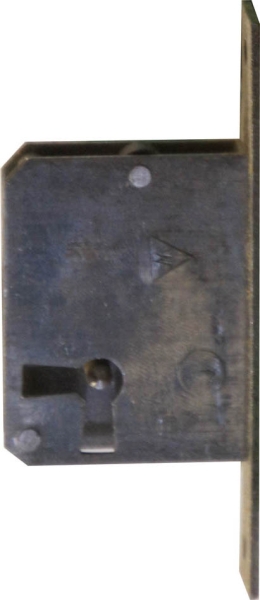 Einsteckschloß, Dorn 20mm, links, original alt