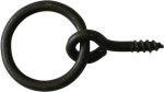 Ring, Eisen gerostet und gewachst, 34 mm, antik, alt. Aus Eisendraht gefertigt.