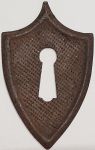 Schlüsselschild Wappen, Eisen gerostet (SL)