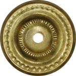 Rosette, Ø 51mm, Messing patiniert, für antiken Knopf oder Ring