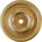 Rosette, Ø 49mm, Messing patiniert, für alten Knopf oder Ring