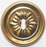 Schlüsselschild, Messing roh, Möbelschild antikes altes
