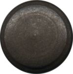 Möbelknopf, Ø 25mm Knopf aus Eisen gedreht, dann gerostet und gewachst, alte Oberfläche