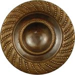 Möbelknöpfe altertümlich, Küche Vintage, Knopf, Ø 50mm. Aus Messing gegossen und patiniert.