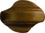 Möbelknopf antik, Schubladenknopf Barock, Messing patiniert. Aus Messing gegossen.