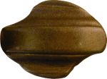 Möbelknopf antik, Knopf für Barock Schublade, Messing patiniert. Aus Messing gegossen