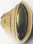 Möbelknauf antik, historischer Knopf, Ø 30 mm, Messing poliert, geprägt. Möbelknopf aus Blech gestanzt und geprägt.