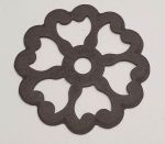 Rosette, Ø 45mm, Eisen rostig (SL), nur noch wenige lieferbar, Auslaufmodell