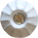 Porzellanknopf, Ø 18mm, weiß, Porzellan, Keramik Möbelknöpfe antik, Möbelknopf alt, historisch, nostalgisch, Porzellanknöpfe für Schubladen, Möbel