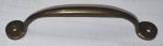 Bügelgriff antik, Griff, Messing patiniert, 120mm. Aus Messing gegossen
