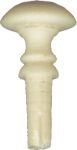 Beinknopf, weiß, Ø ca. 12mm, Möbelknopf aus Bein. Aus Tierknochen bzw. Horn handgefertigt, Beschläge