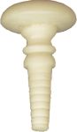 Beinknöpfe, weiß, Ø ca. 16mm, Möbelknopf aus Bein. Aus Tierknochen bzw. Horn handgefertigt, Beschläge