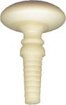 Beinknopf in weiß, Ø ca. 18mm, Möbelknopf aus Bein. Aus Tierknochen bzw. Horn handgefertigt