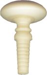 Beinknopf in weiß, Ø ca. 18mm, Möbelknopf aus Bein. Aus Tierknochen bzw. Horn handgefertigt, Beschläge