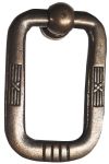 Ring antik, alt aus Messingdraht gefertigt und patiniert. Ergänzen Sie Ihren alten Beschlag