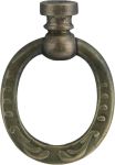 Ring, Messing patiniert. Aus Draht gefertigt, geprägt, alter Griff Bügel