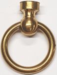 Ring, 24mm, Messing antik roh, alt