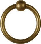 Ring, 34mm, Messing patiniert, antik, alt, Altmessing, zum Kombinieren