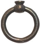 Möbelring, Ringbeschlag, 36mm, Messing altverzinnt, antik, alt, Altmessing, zum Kombinieren
