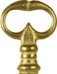 Reide alte, Schlüsselreide antike, Messing roh, für antiken Schlüssel