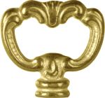 Reide alte, Schlüsselreide antike, in Messing roh, für antiken Schlüssel