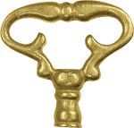 Reide, Schlüsselreide antik, Messing roh, nostalgisch, für antiken Schlüssel