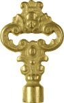 Reide, Schlüsselreide antik, Messing roh, altertümlich, für antiken Schlüssel