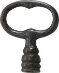 Reide, Schlüsselreide antik, Eisen blank, historisch, für antiken Schlüssel