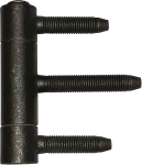 Einbohrband Eisen geglüht, matt klar lackiert, 3 teilig, für alte Haustüren