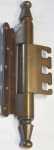 Türband Eisen altvermessingt mit Zierköpfen für gefälzte Objekttüren, Simonswerk Variant VX 7939/160